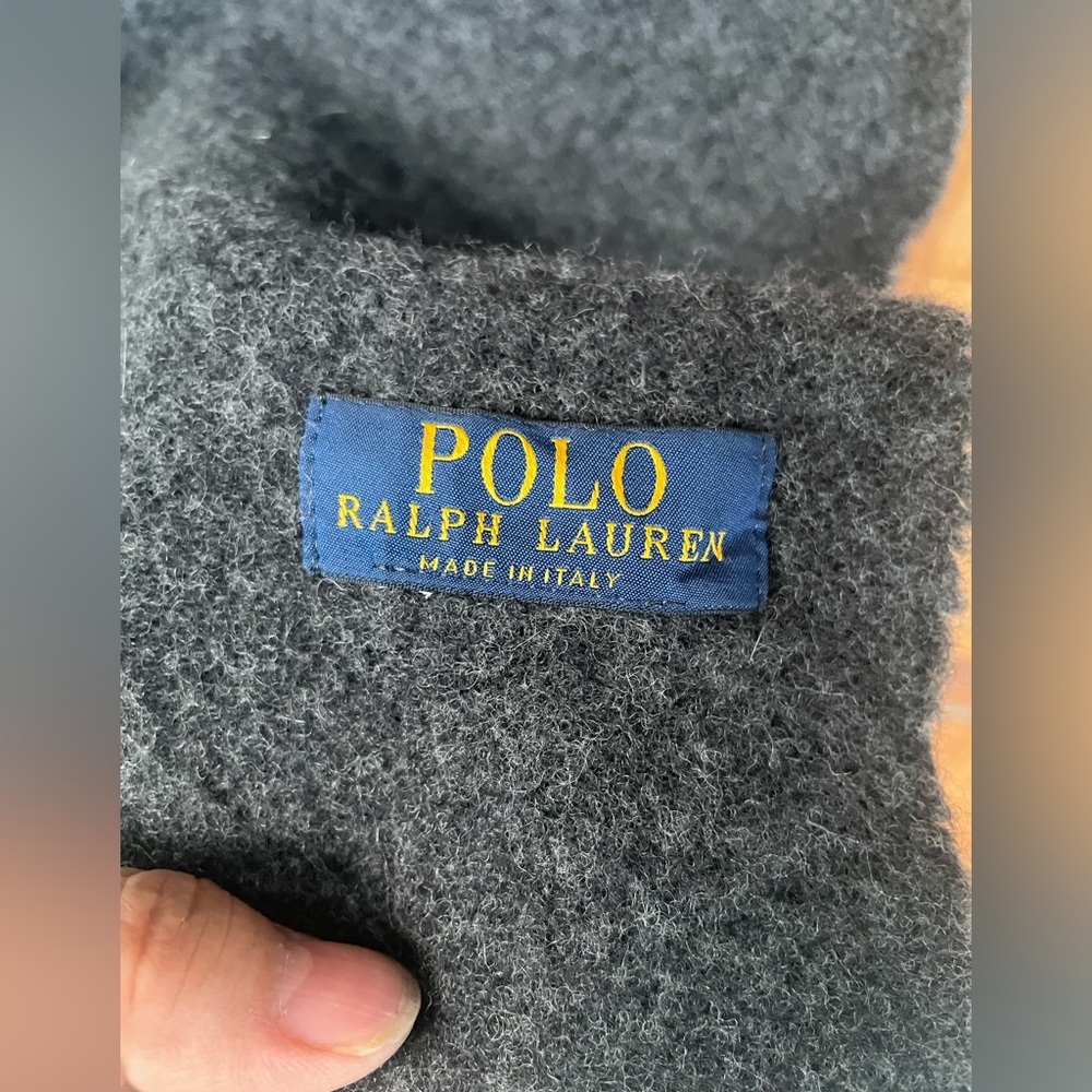 Polo Ralph Lauren woollen muffler. Used gently. Size normal - Picture 6 of 7